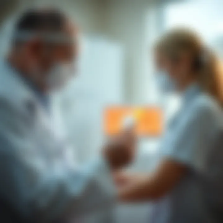 Clinical Implications of CRP Testing Healthcare professional discussing CRP results with patient