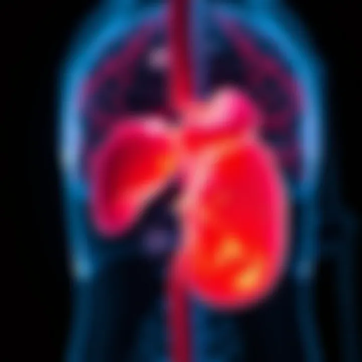 Visual representation of diagnostic methods for hepatic cholestasis
