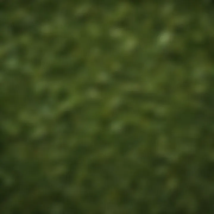 Vibrant green tea leaves flourishing in nature