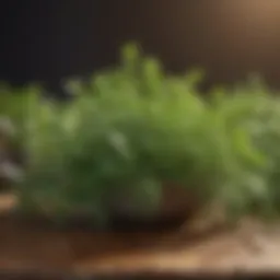 A selection of herbs known for cardiovascular benefits