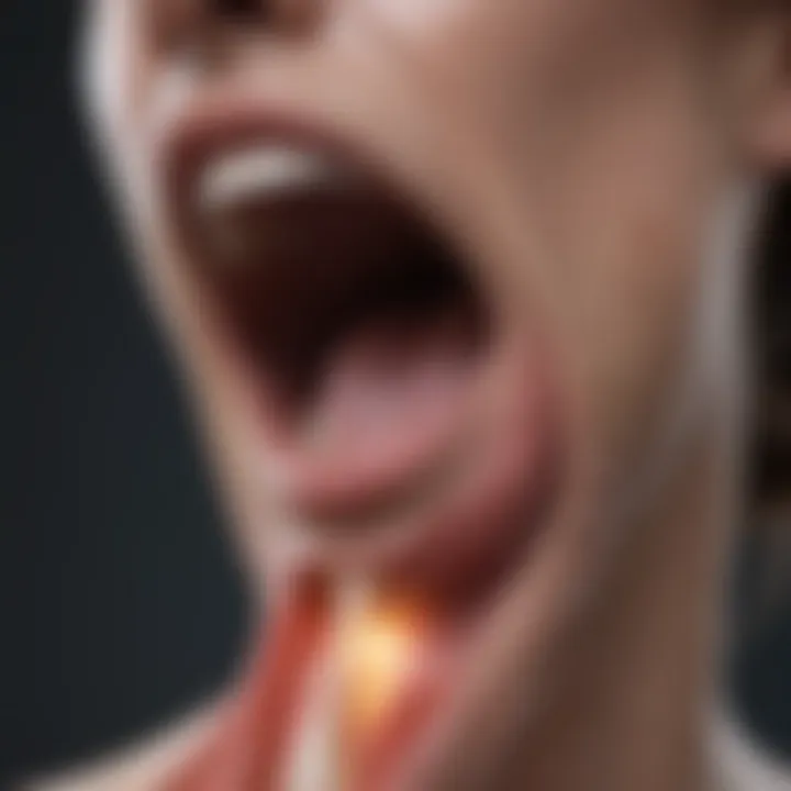 Chart showing potential complications of hiatal hernia surgery