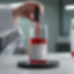 Testing blood type in a laboratory setting