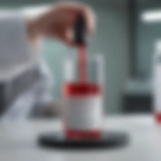Testing blood type in a laboratory setting