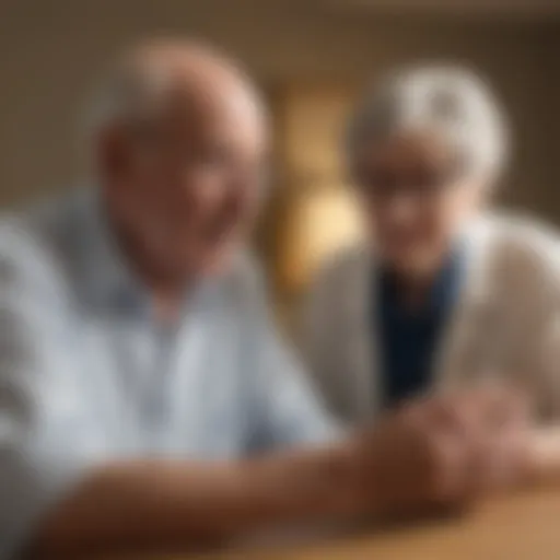 Elderly stroke patient engaging in therapeutic activities