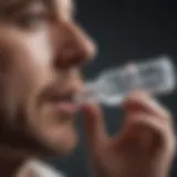 A close-up view of innovative inhaler technology for COPD treatment