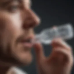 A close-up view of innovative inhaler technology for COPD treatment