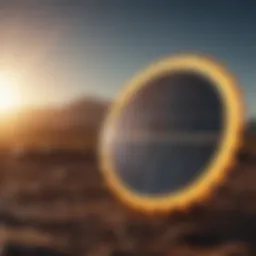 Conceptual representation of solar energy harnessing
