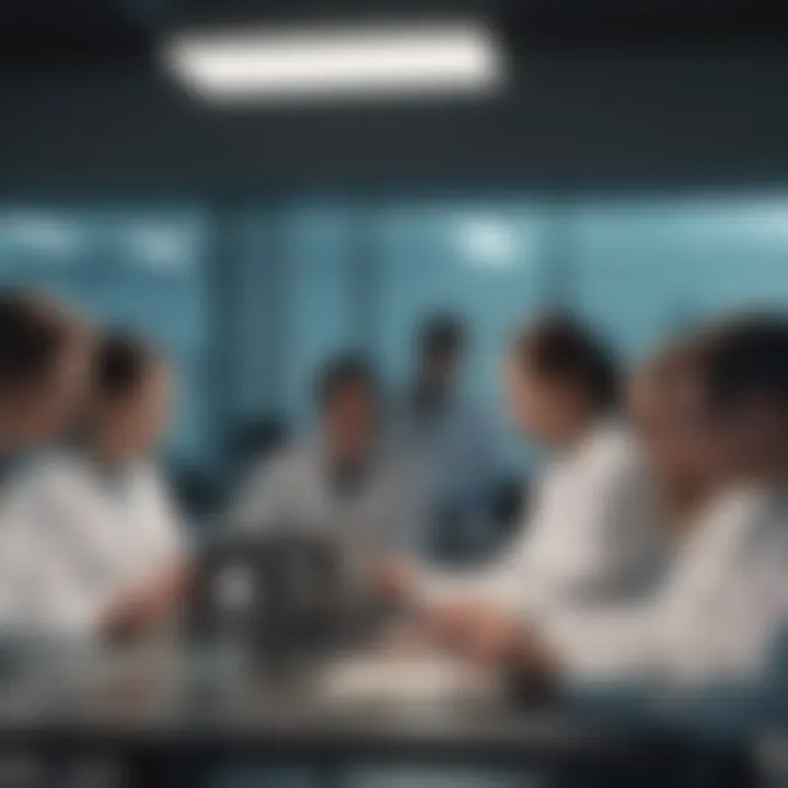 Collage of students and researchers collaborating at The Jackson Laboratory