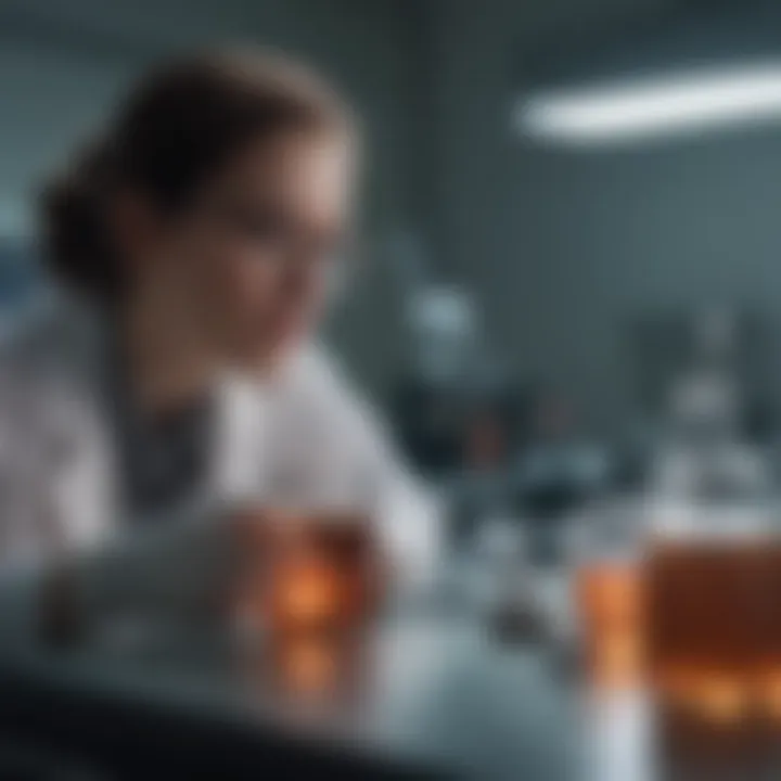 Research lab bustling with scientists engaged in genetic experiments