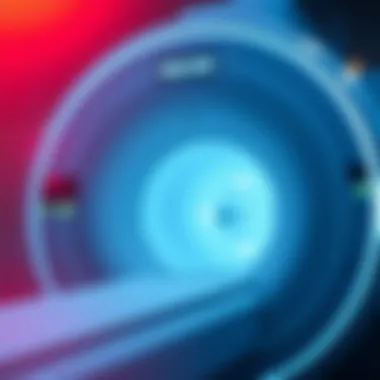 Graphical depiction of contrast agents used in MRI