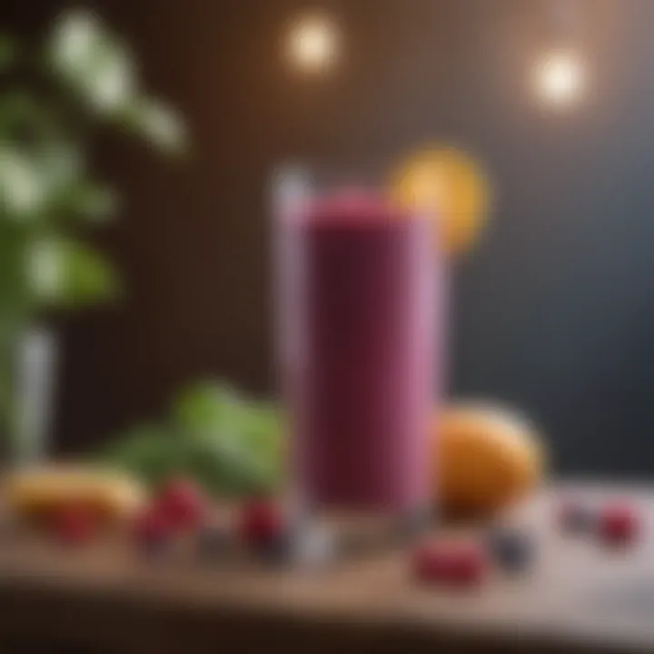 A vibrant smoothie packed with antioxidants and liver-supporting ingredients
