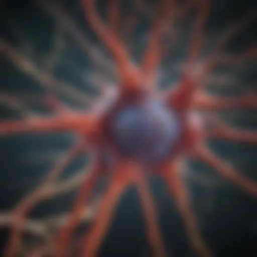 Detailed depiction of neun neuron structure