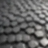 Close-up of nickel molybdenum alloy showcasing its unique texture