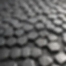 Close-up of nickel molybdenum alloy showcasing its unique texture