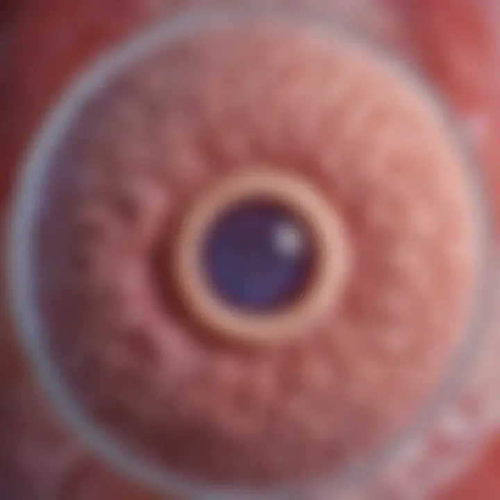 Visual representation of the follicular phase highlighting hormonal changes