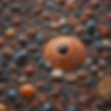 Diverse Types of Parasites Diverse types of parasites under a microscope