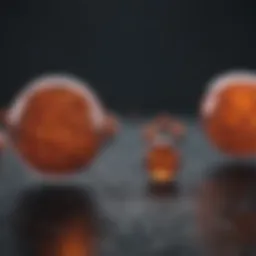 Protein A/G beads under microscope