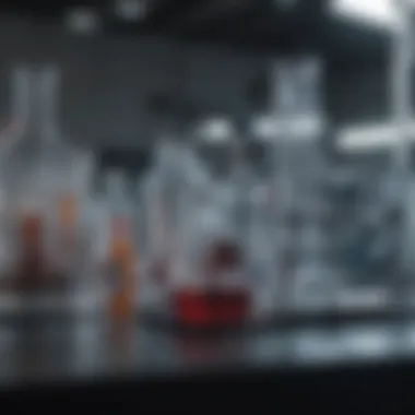 Innovative Research in AIDS Treatment A laboratory scene showcasing advanced research equipment