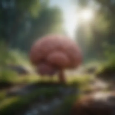 Environmental Factors Influencing Brain Health A serene natural landscape promoting mental well-being.