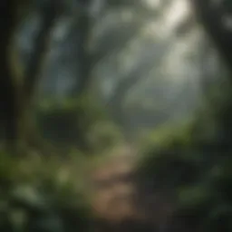 Lush canopy of the Amazon Rainforest