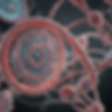 Structure of Bacterial Plasmids Diagram illustrating the structure of bacterial plasmids