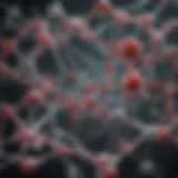 Illustration depicting the molecular structure of BDNF and its role in synaptic function
