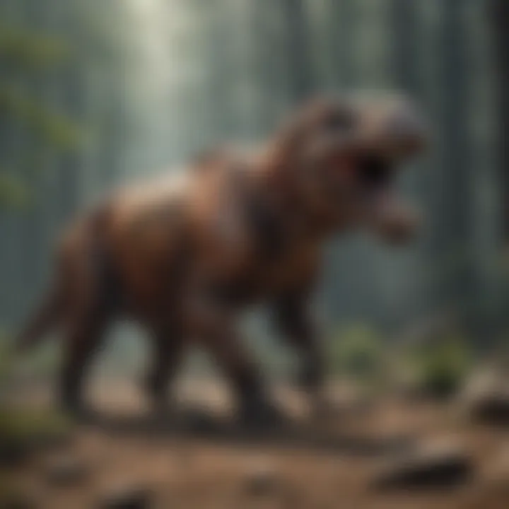 Graphical illustration of historical extinction events