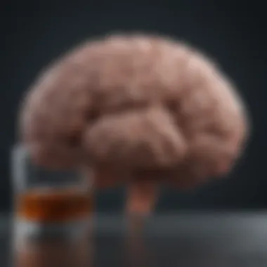 Brain Activity and Alcohol Consumption Visual representation of the brain's response to alcohol consumption.