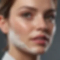 An illustration showing the scientific composition of anti-scarring creams