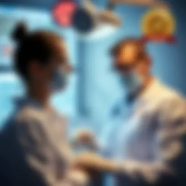 Visual representation of patient management strategies for chronic leukemia