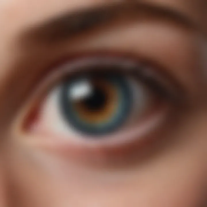 Proper lens care technique with hydrogen peroxide