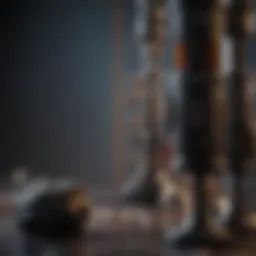 A close-up view of carbon dating apparatus