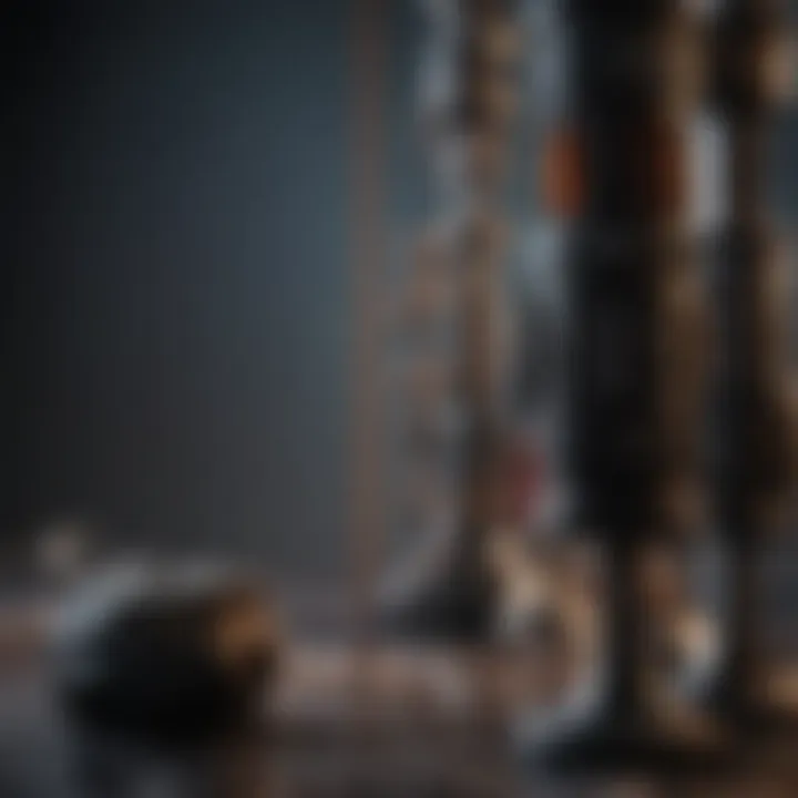A close-up view of carbon dating apparatus