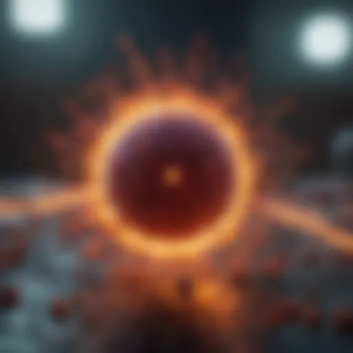 Illustration depicting the role of IgG in immune response