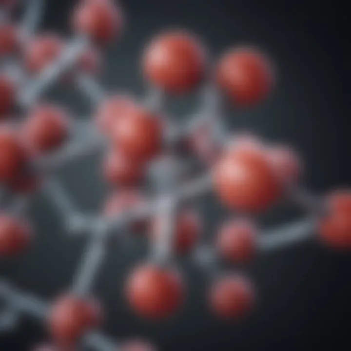 Molecular structure of lenvatinib showcasing its unique features.