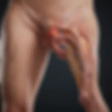 Genetic diagram illustrating limb girdle muscular dystrophy