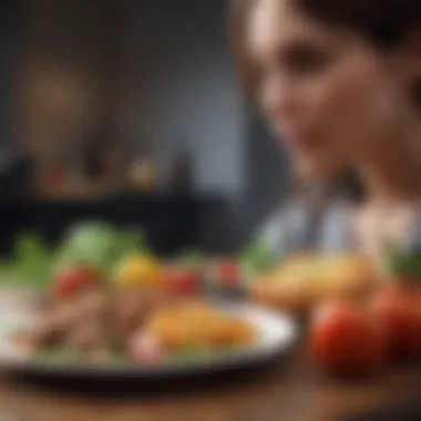 Choosing Optimal Dietary Practices Healthy meal options presented elegantly