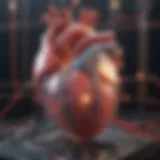 Illustration depicting the heart's electrical system