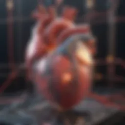 Illustration depicting the heart's electrical system