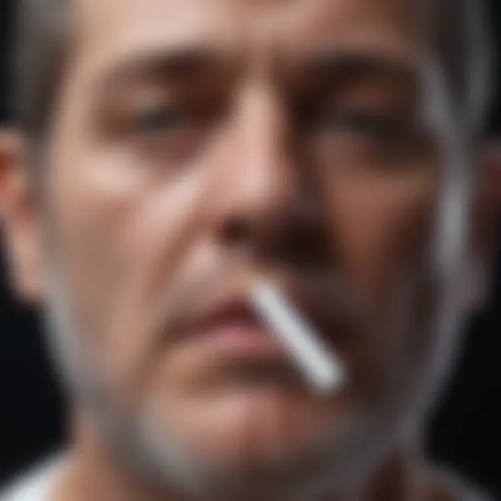 A visual representation of treatment options for smoking pneumonia