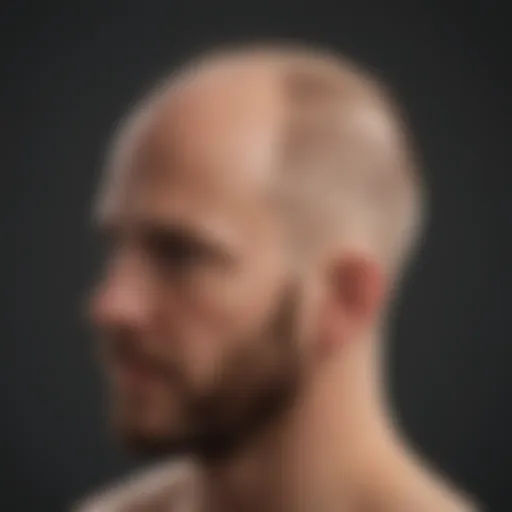 Genetic inheritance diagram highlighting traits related to hair loss