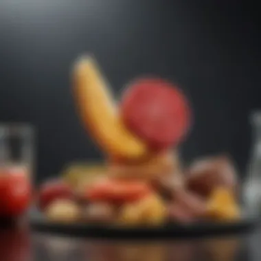Dietary Factors Affecting LDL Cholesterol Chart depicting dietary impacts on cholesterol levels