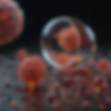 Nanoparticles Observed at Microscale High-resolution image of nanoparticles under a microscope