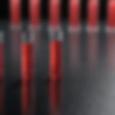 Blood Test Indicators Overview Graphical representation of blood test indicators.