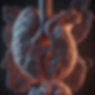 Radiological image showing lung nodules