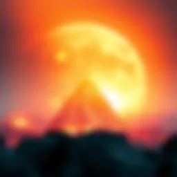 Visual representation of climate change mechanisms