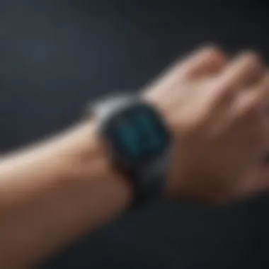 Infographic illustrating health monitoring capabilities of wrist sensors